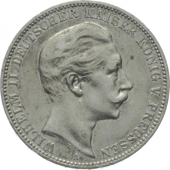 Preussen 3 Mark 1910 A - Wilhelm II.